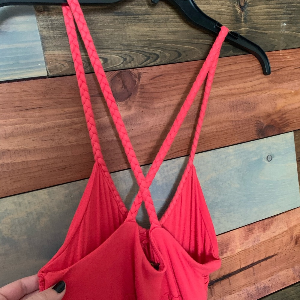 🌼Pink Summer Maxi Dress Braided Straps🌼 - Picture 5 of 9